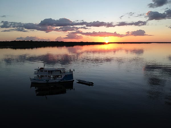 Acqua 7-Day Cruise Itinerary Day One - Cruise at Sunset.