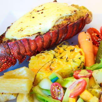 Seafood colorful mean