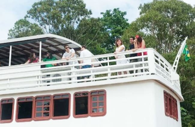 Observation Deck seen from the bank