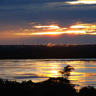 Amazon sunset