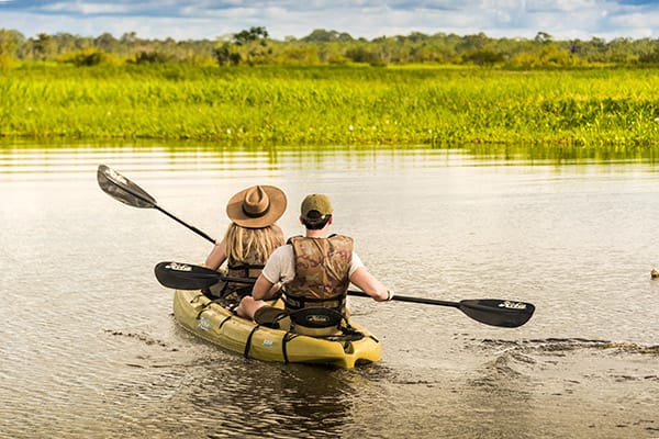 Zafiro’s 8-Day Itinerary Day Three - Kayaking on the Amazon river.