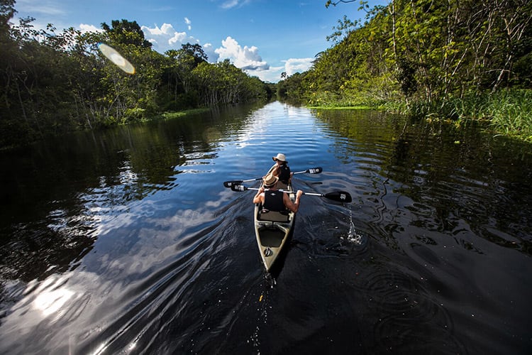 Delfin I Amazon’s 4-Day Itinerary Day Three - Kayaking Peru's Amazon.
