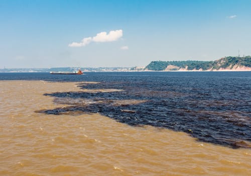 Different,Colors,Waters,,From,The,Rivers,Negro,And,Solimoes,,Mingling