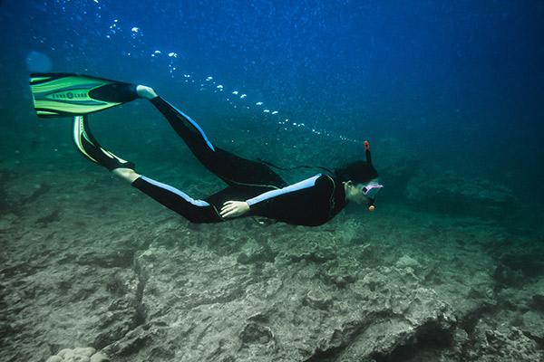 Origin's 15-Day Itinerary 'B+A' Day Three - Snorkelling from the Beach.